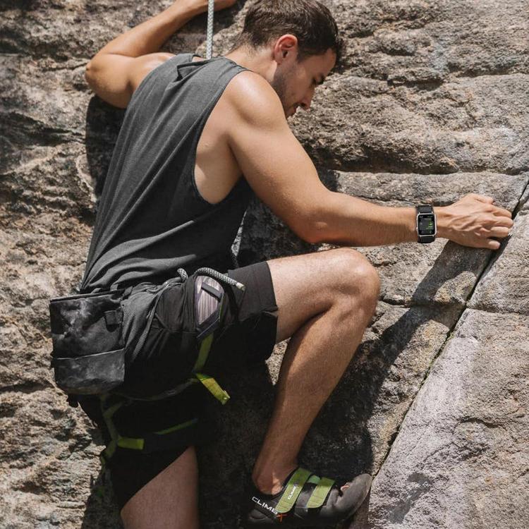 For Apple Watch 42mm / 41mm / 40mm / 38mm Kalebol Hook and Tri-Loop Nylon Watch Band(Army Green) by Kalebol