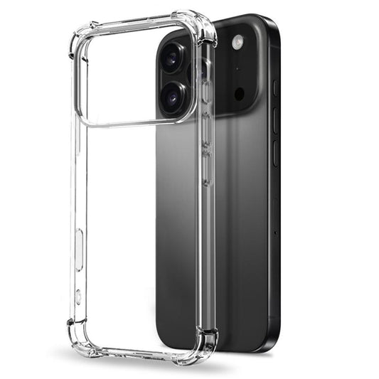 For iPhone 17 Pro NORTHJO 2 in 1 TPU Airbag Shockproof Phone Case with Screen Film(Clear) by NORTHJO