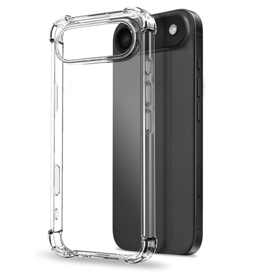 For iPhone Air NORTHJO 3 in 1 TPU Airbag Shockproof Phone Case with Screen Protector Lens Film(Clear) by NORTHJO