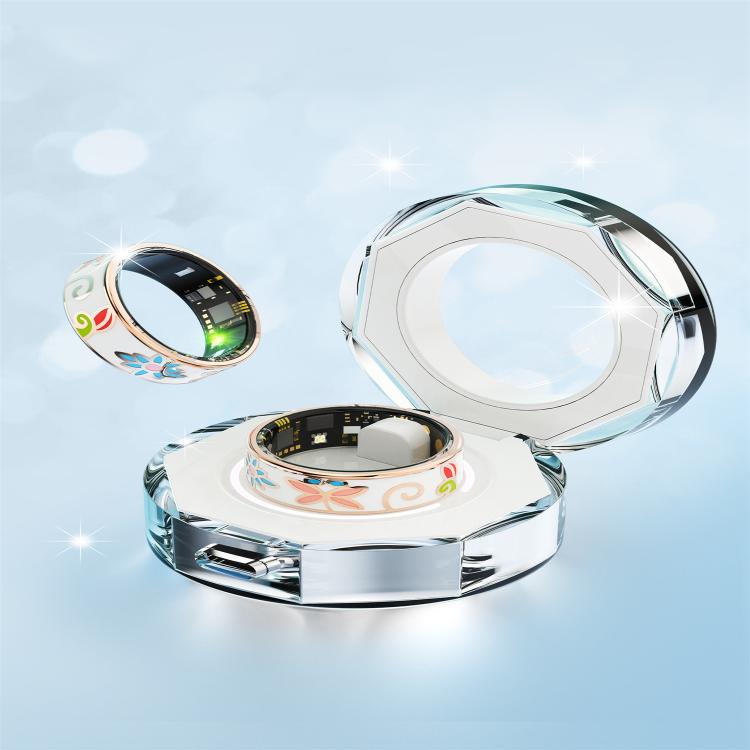 R18 SIZE 7 Smart Ring, Support Heart Rate / Blood Oxygen / Sleep / Care For Faimilies(Rose Gold) by bashfashion