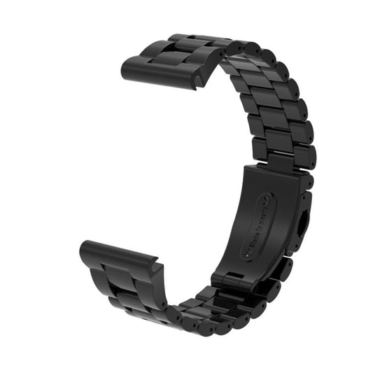 For Gamin 26mm Three Beads Plastic Quick Release Watch Band(Black) by bashfashion