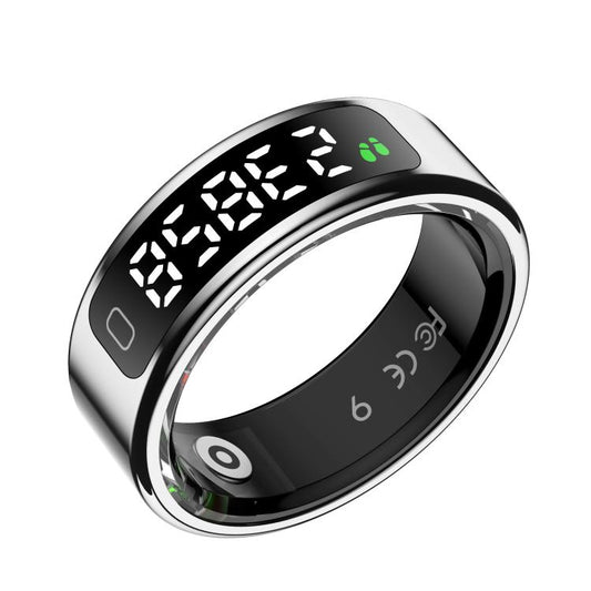 R11C SIZE 10 Smart Ring, Support Heart Rate / Blood Oxygen / Sleep Monitoring / Multiple Sport Modes(Silver) by bashfashion