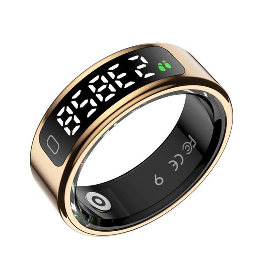 R11C SIZE 12 Smart Ring, Support Heart Rate / Blood Oxygen / Sleep Monitoring / Multiple Sport Modes(Rose Gold) by bashfashion