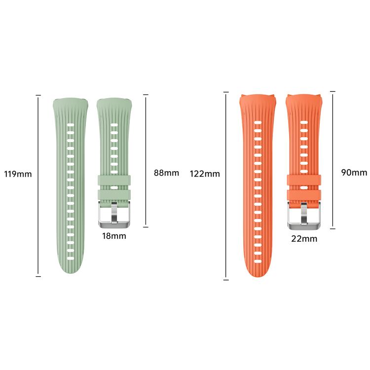 For Huawei Watch 5 42mm Vertical Silicone Watch Band(Starlight) by bashfashion