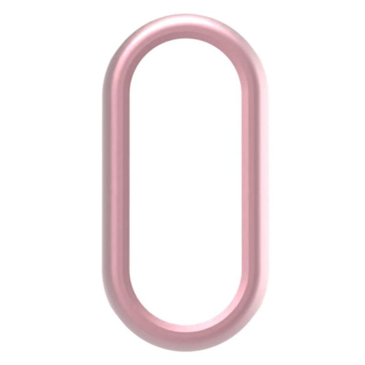 For Xiaomi Mi Band 8 / 9 Ceramic / 10 Ceramic Half Coverage Hollow PC Watch Protective Cover(Rose Pink) by bashfashion