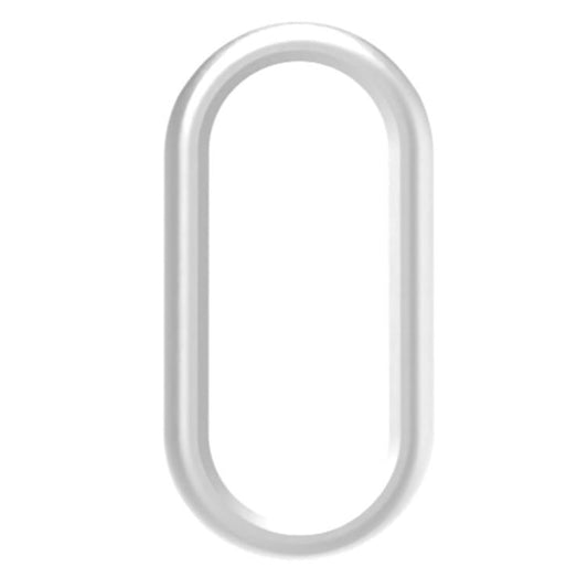 For Xiaomi Smart Band 10 / 10 NFC Half Coverage Hollow PC Watch Protective Cover(Silver) by bashfashion