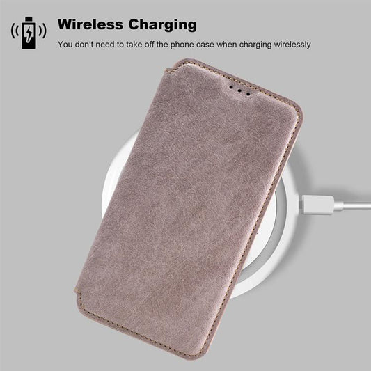 For iPhone Air Kalebol Flip Card Slot MagSafe Leather Phone Case(Black) by Kalebol