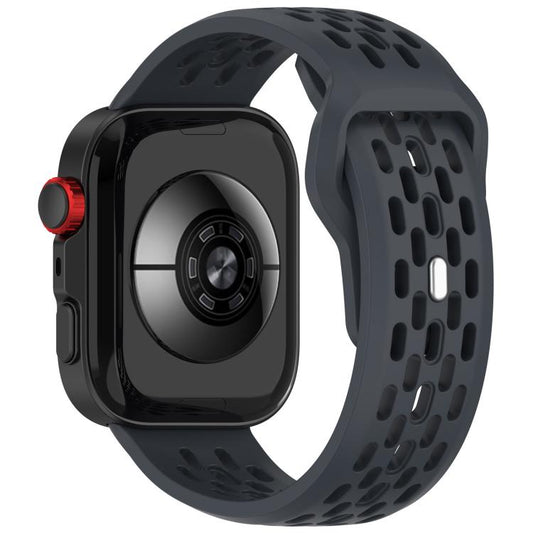 For Huawei Watch Fit4 / Fit4 Pro / Fit3 Mesh Silver Reverse Steel Buckle Silicone Watch Band(Gray) by bashfashion