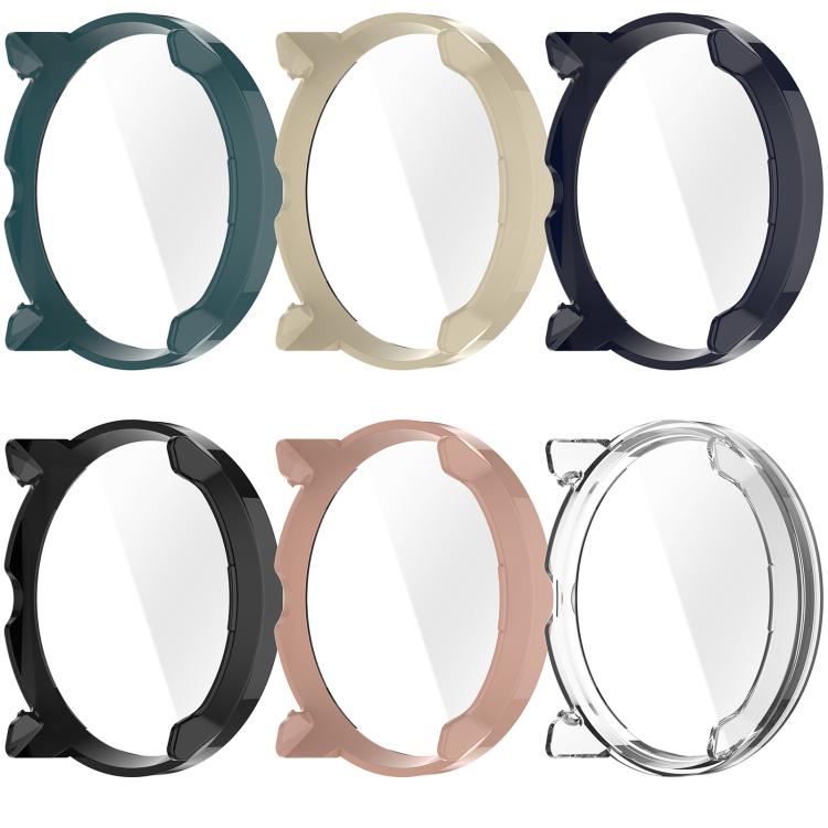 For Suunto Run Tempered Film Integrated PC Watch Protective Cover(Ivory White) by bashfashion