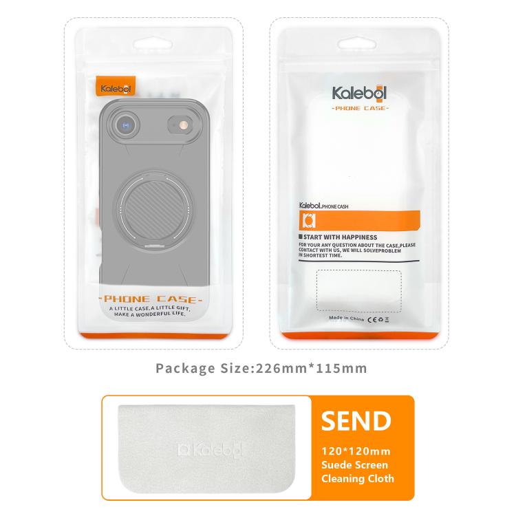 For iPhone Air Kalebol Magnetic MagSafe Rotation Holder PC Phone Case(Blue) by Kalebol