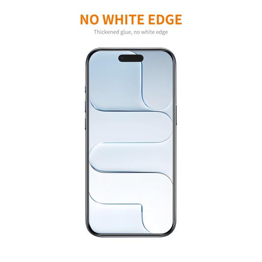 For iPhone Air 10pcs ENKAY Thickened Glue No White Edge 9H Big Arc Edge High Aluminum-silicon Tempered Glass Film by ENKAY