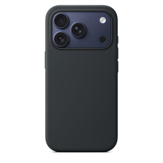 For iPhone 17 Pro Max Crossbody Imitation Nylon Magnetic Liquid Pop-Up Animation Liquid Silicone Phone Case(Black) by Kalebol