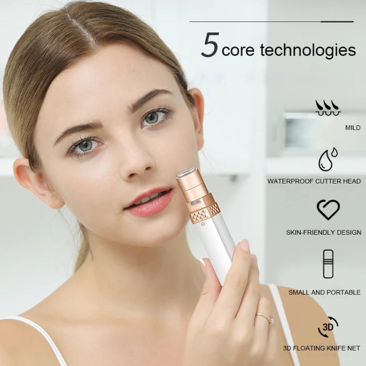 K-SKIN KD505 Portable Electric Epilator Painless Facial Body Hair Remover Trimmer Skin-Friendly 3D Floating Blades by K-SKIN