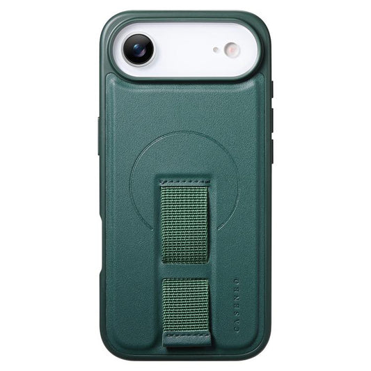 For iPhone Air CaseNeo Finger Grip Wristband MagSafe Back Phone Case(Green) by CaseNeo