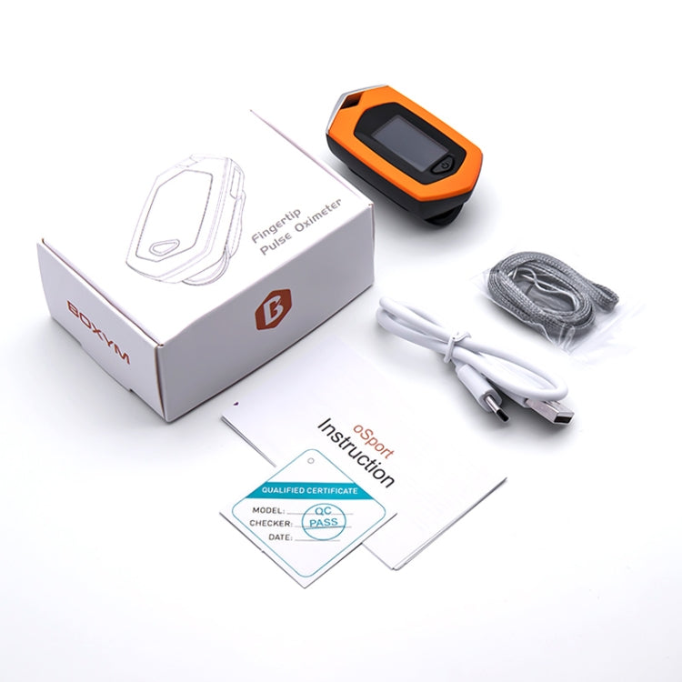 Portable Pulsioximetro Finger spo2 Pulse Oxymeter Blood Oxygen Monitor Saturatiemeter (Orange) by bashfashion