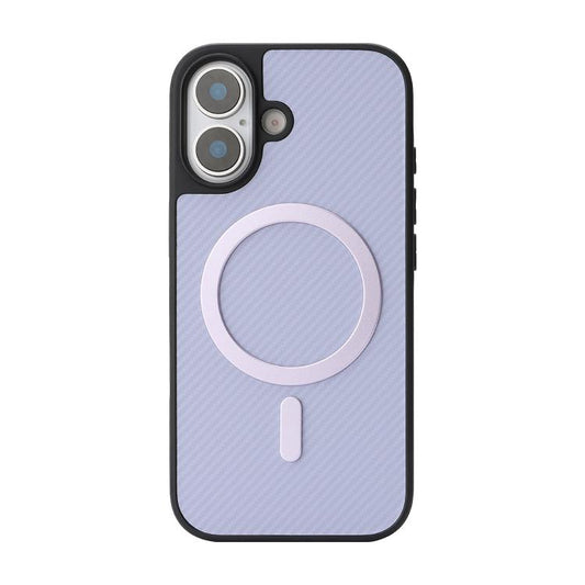 For iPhone 17 Kalebol Carbon Fiber MagSafe Phone Case(Purple) by Kalebol