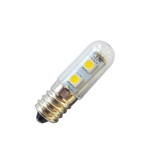 E14 screw light LED refrigerator light bulb 1W 220V AC 7 light SMD 5050 ampere LED light refrigerator home(Cool White) by bashfashion