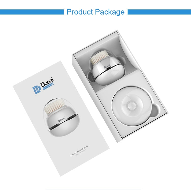 Duosi DY-103 USB Rechargeble Electric Facial Cleansing Brush Waterproof Face Deep Pore Cleaning Massager Exfoliator Oil Dirt Blackhead Remove by Duosi