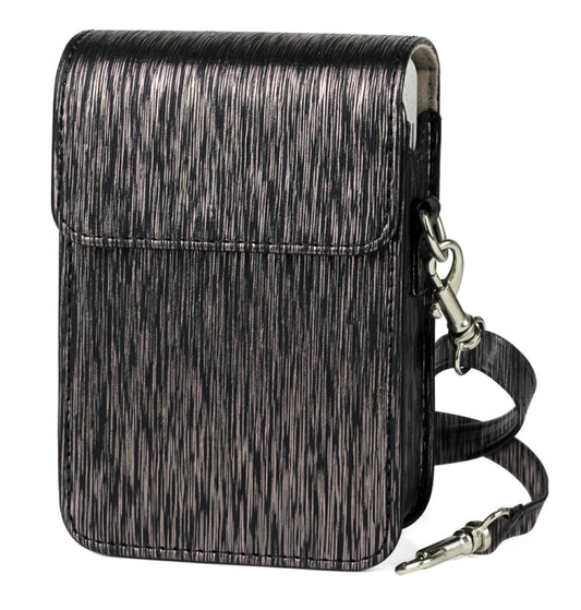 Richwell Brushed Camera Case PU Leather Case for Fujifilm Instax Mini Liplay Instant Camera(Black) by Richwell