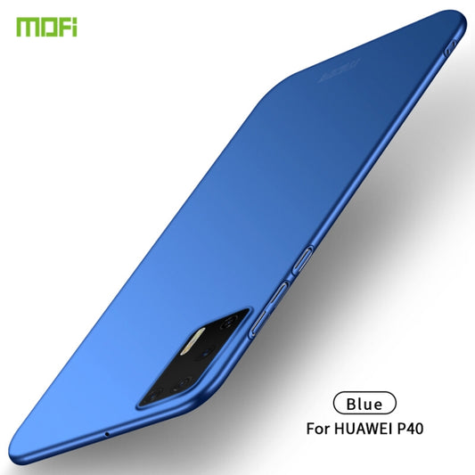 For Huawei P40 MOFI Frosted PC Ultra-thin Hard Case(Blue) by MOFI