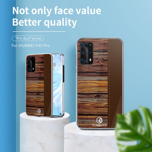 For Huawei P40 Pro PINWUYO Pindun Series Slim 3D Flashing All-inclusive PC Case(Red) by PINWUYO