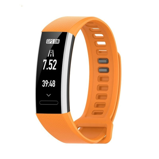 For Huawei Band 2 Pro / Band 2 / ERS-B19 / ERS-B29 Sports Bracelet Silicone Watch Band(Orange) by bashfashion