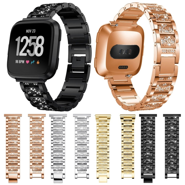 For Huami 1 / Huami 2 / Ticwatch1 / Ticwatch Pro / Samsung Galaxy Watch 46mm / Samsung S3 / Huawei Watch 2 Pro / Huawei GT / Honor Magic Full Diamond Metal 22mm Watch Band(Rose Gold) by bashfashion