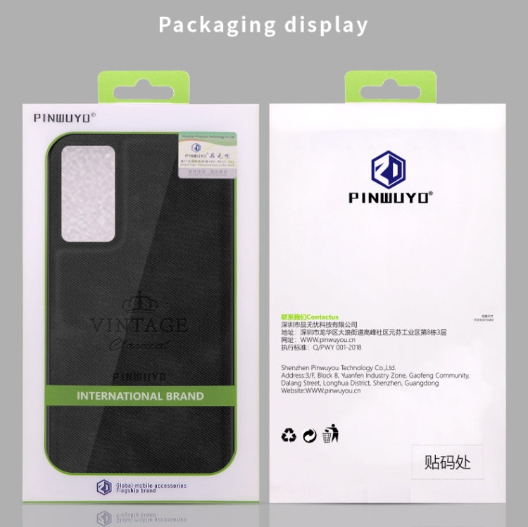 For Huawei P40 pro / P40pro+ PINWUYO Zun Series PC + TPU + Skin Waterproof And Anti-fall All-inclusive Protective Shell(Gray) by PINWUYO