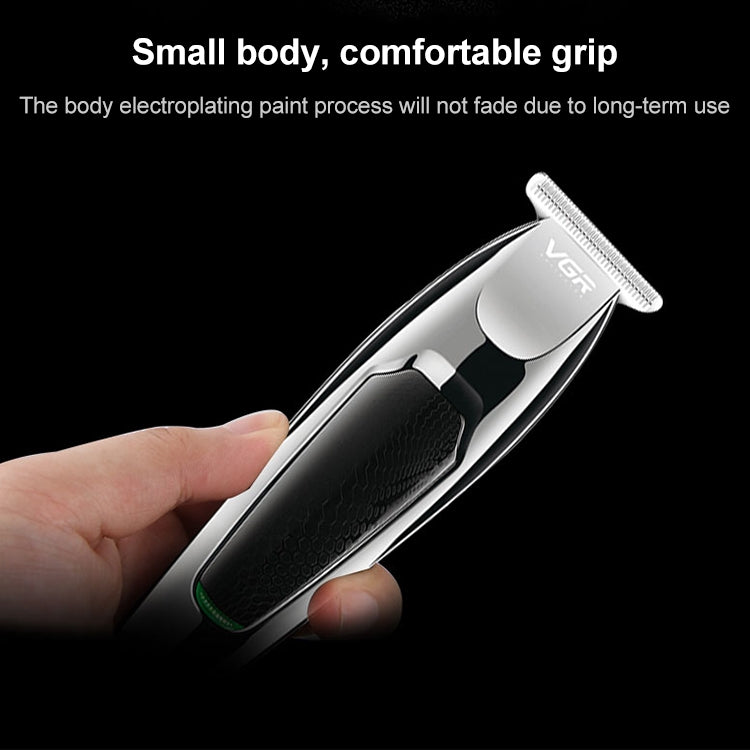 VGR V-030 10W USB Cutter Head Engraving Electric Hair Clipper with 5 Limit Combs by VGR