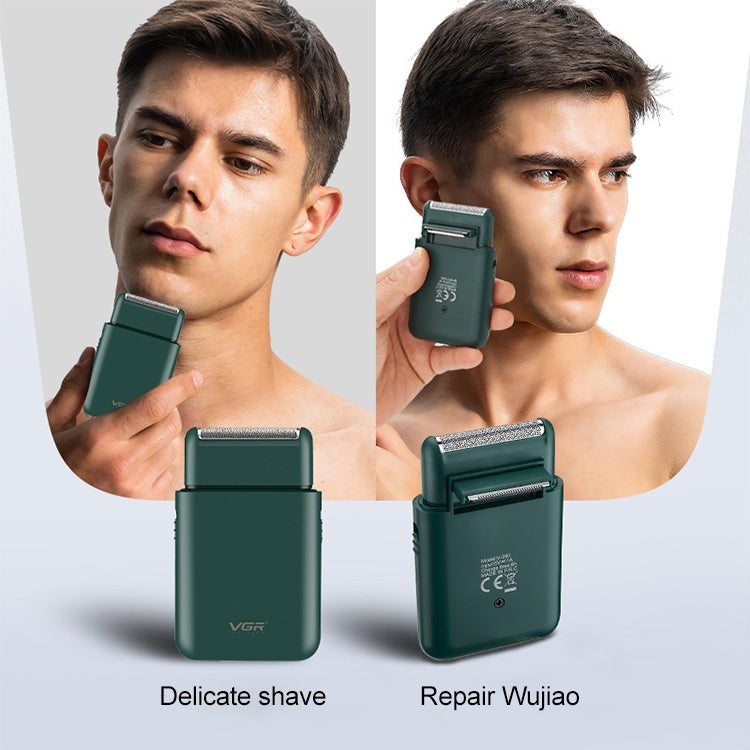 VGR V-390 5W USB Portable Reciprocating Electric Shaver (Black) by VGR