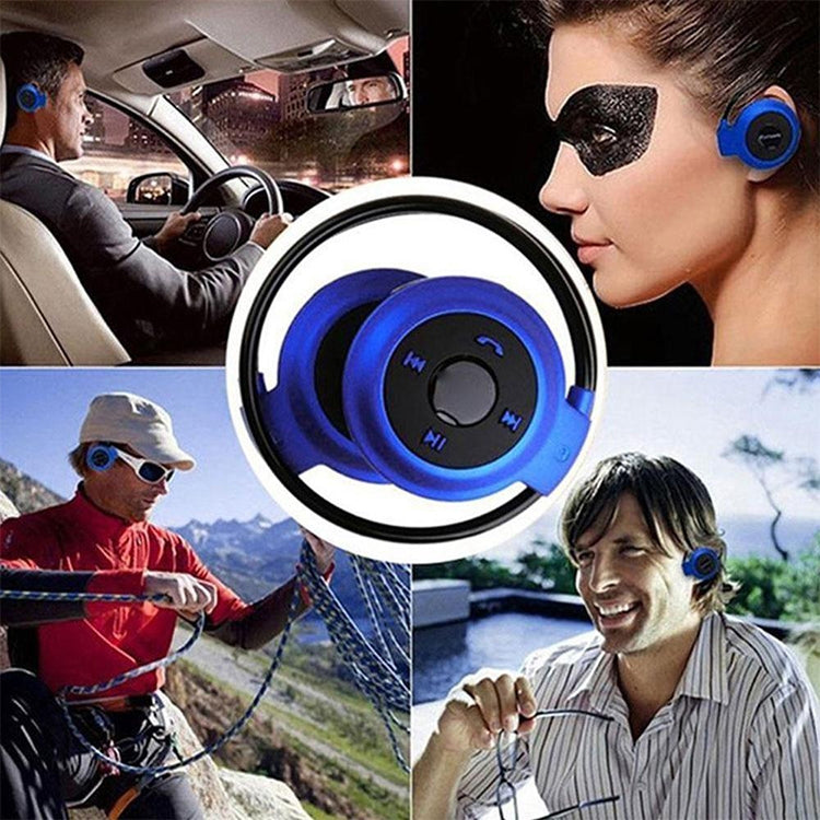 mini-503 MP3 Player Bluetooth Earphone, Support FM Radio & 32GB TF Card by bashfashion