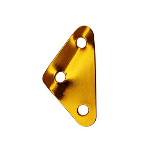 3 PCS Triangle Aluminum Alloy Wind Rope Buckle Adjustment Buckle Tent Canopy Pull Rope Slip Rope Buckle Accessories(Gold) by bashfashion
