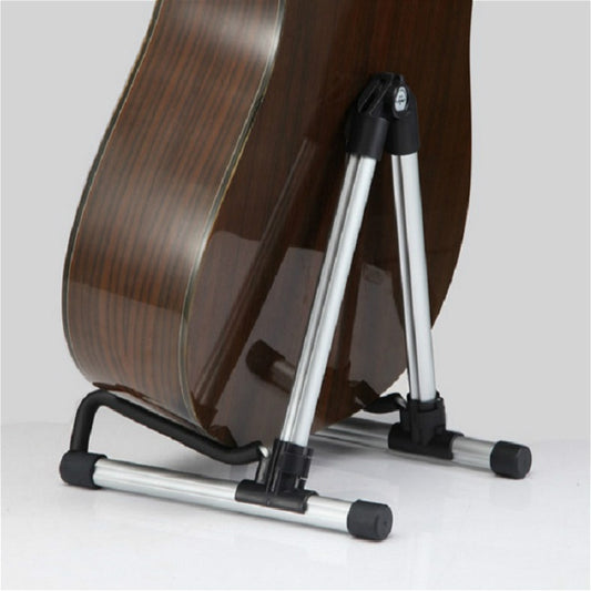 Silver SK20 Universal Foldable Aluminum Alloy Portable Guitar Stand String Instrument Stand by bashfashion