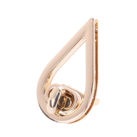 2 PCS Handbag Hardware Lock Drip Shape Twist Lock by bashfashion