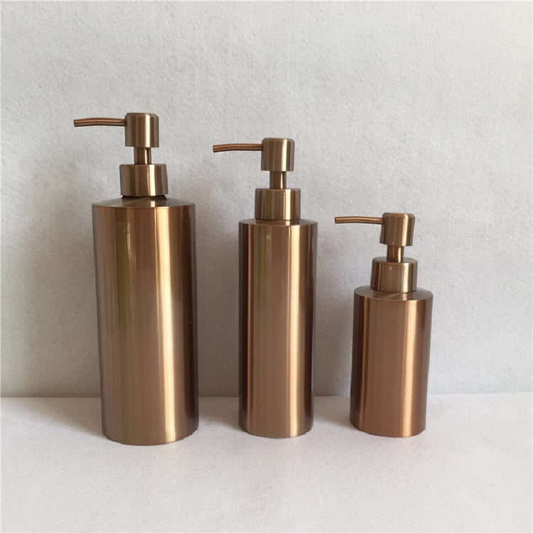 250ml Stainless Steel Hand Soap Bottle Countertop Soap Dispenser(Rose Gold) by bashfashion