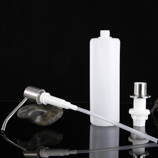 Stainless Steel Sink Soap Dispenser Sishwashing Liquid Hand Soap Bottle by bashfashion