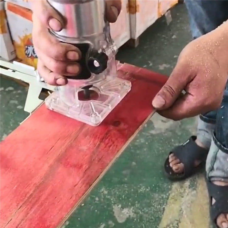 H-6 Woodworking Electric Trimming And Slotting Engraving Machine, Plug Type:UK Plug by bashfashion