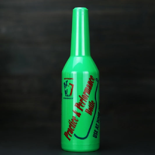 Bar Plastic Exercise Bottle for Fancy Bartending Practicing(Green) by bashfashion