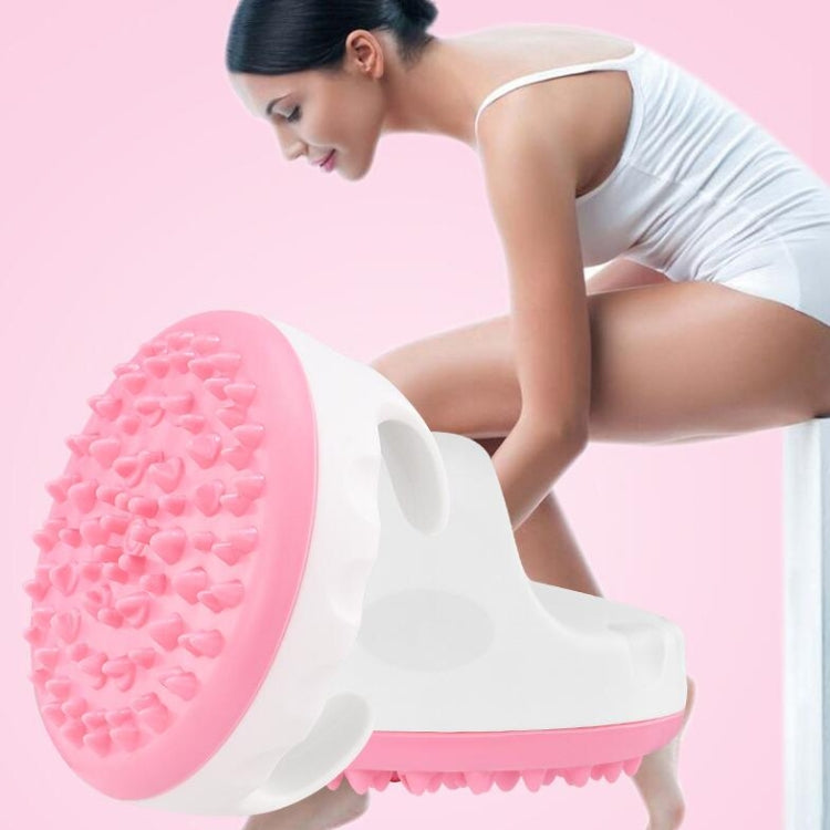 Electric Meridian Body Brush Massager Scraping Instrument(Pink) by bashfashion