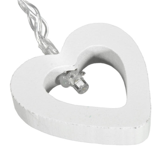 1.2m 10 LEDs Wooden Heart Christmas Party Outdoor Indoor Heart Decoration String Light by bashfashion