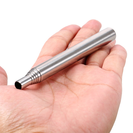 2 PCS Outdoor Camping Fire Tool Stainless Steel Blower Picnic Barbeque Barbecue Tool Retractable Blow Torch, Specification:8 Sections by bashfashion