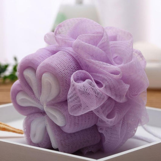 2 PCS Floral Bath Ball Bath Flower, Random Color Delivery by bashfashion