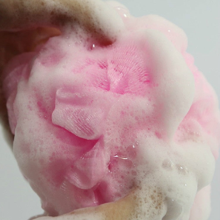 2 PCS Floral Bath Ball Bath Flower, Random Color Delivery by bashfashion