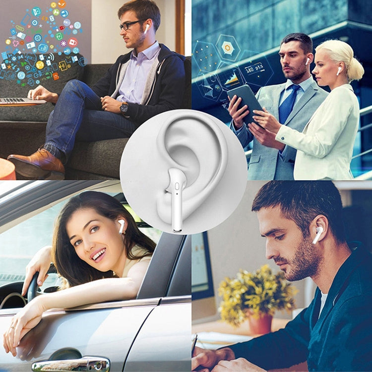 I7s Binaural Wireless Bluetooth Headset TWS Earphone with Charging Bin Plating by bashfashion