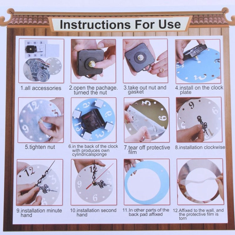 Butterfly Star 3D Acrylic Stereo Living Room Bedroom Decorating Mirror Wall Clock(Black) by bashfashion