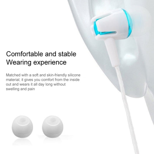 3.5mm Wired Earphone Earbuds Stereo Sound Metal Bass Headset with Mic for Smart Phone(Rose red) by bashfashion