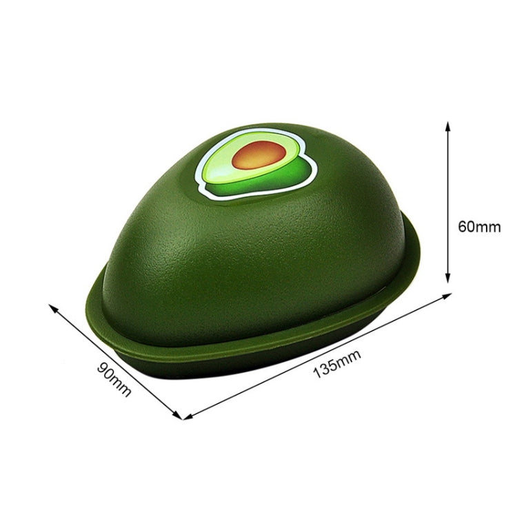 Creative Kitchen Refrigerator Vegetable Fruits Crisper Containers Plastic Fresh Storage Box(Avocado) by bashfashion