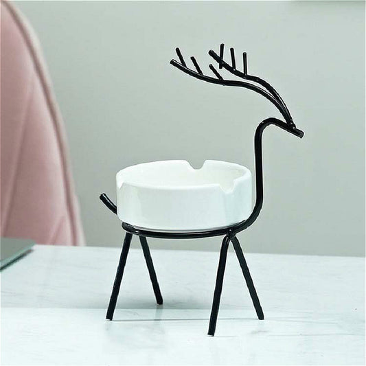 Creative Ashtray Personalized Office Home Living Room Decoration Ornaments, Color:Black by bashfashion