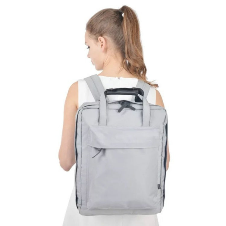 Travel Luggage Backpack Large Capacity Men And Women Packing Organizer(Light Grey) by bashfashion