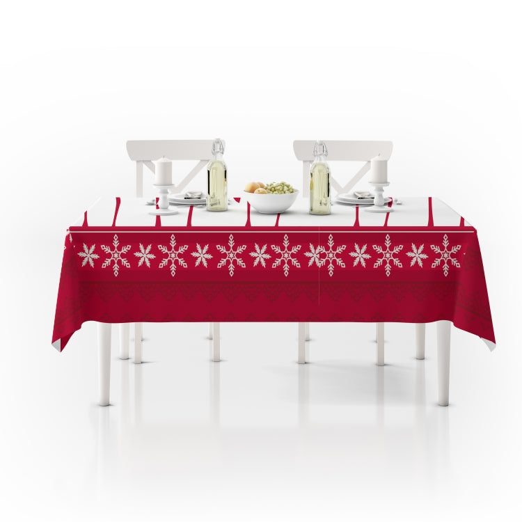 Household Rectangular Tablecloth Christmas Dining Coffee Table Cloth Decoration, Size:150x260cm(Christmas Elk) by bashfashion